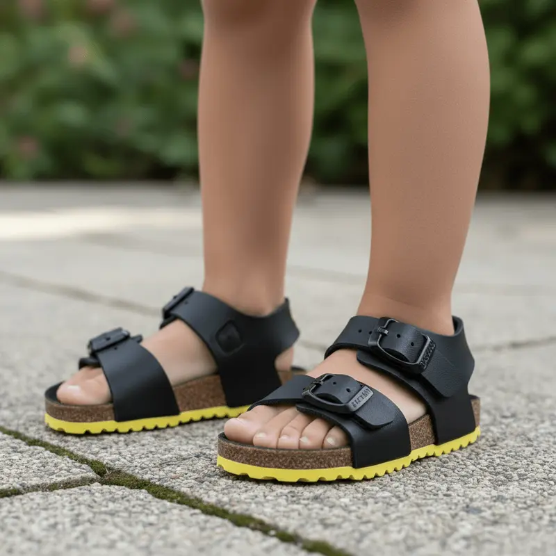 Sandali estivi per bambini Garvalin Nero/Giallo