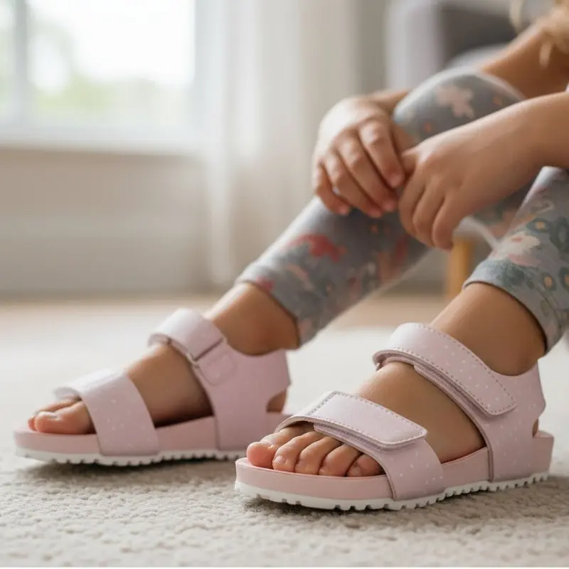 Sandali per Bambina estivi Garvalin Lilla con strappo