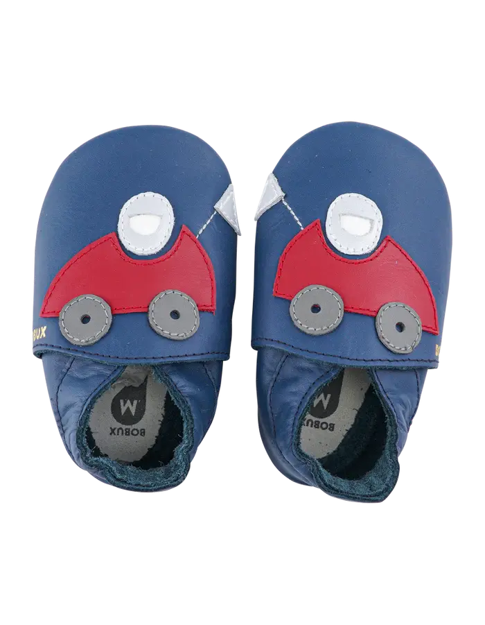 Scarpine Soft Sole Auto da Corsa Navy
