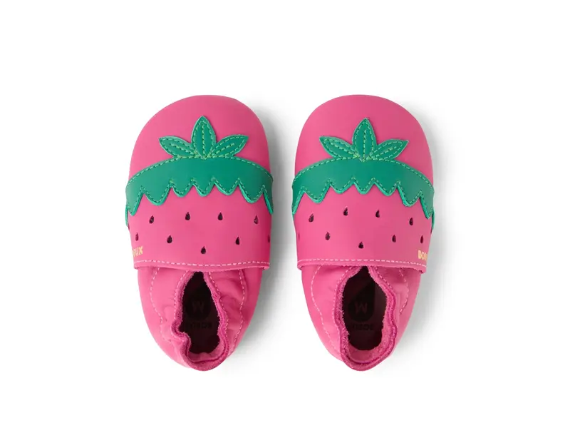 Scarpine Soft Sole Fragola rosa e verde