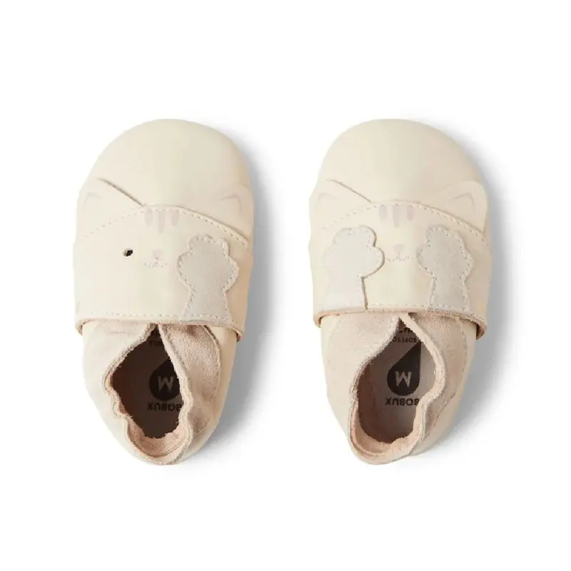 Scarpine Soft Sole Peek a Boo Kitti White Swan