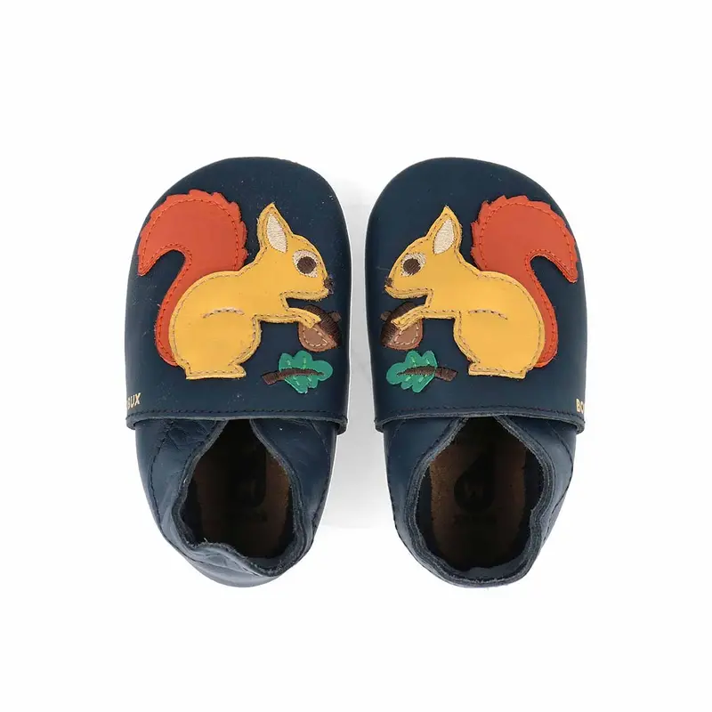 Scarpine soft sole scoiattolo navy