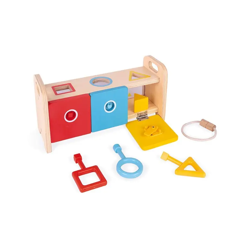 Scatola con chiavi in legno - Essentiel