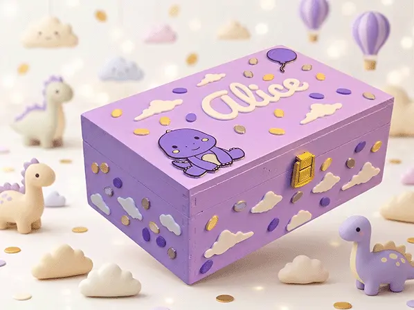Scatola dei Ricordi Personalizzata – Regalo nascita e ricordi per bambini - Multitema