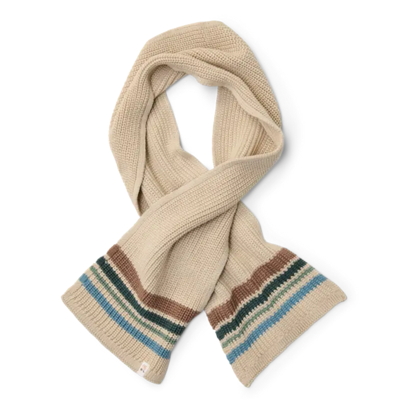 Sciarpa lavorata a maglia Little Dutch Taupe - taglia unica