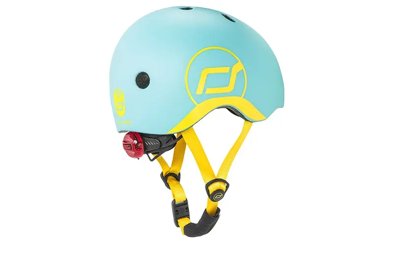 Scoot and Ride Helmet steel casco celeste XXS-S