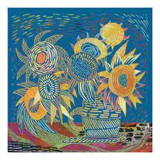 Scratch art Van Gogh