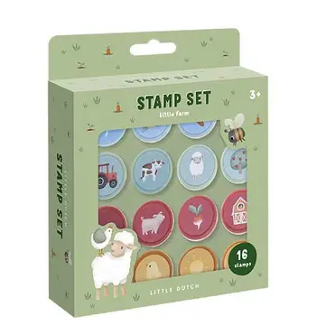 set 16 timbrini Little Farm