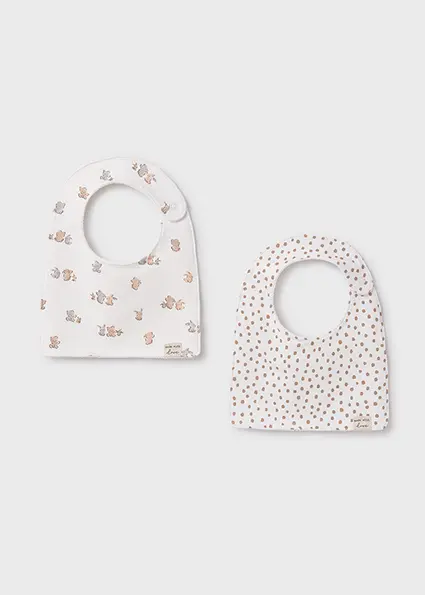 Set 2 bavaglini neonato