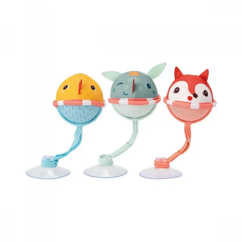 Set 3 palline con ventosa per il bagnetto - in neoprene
