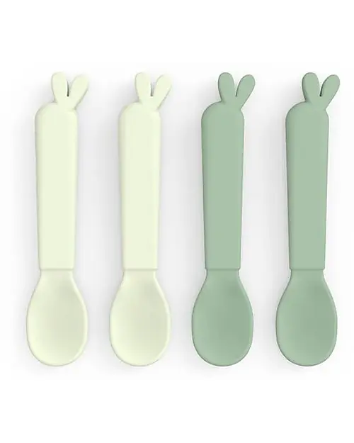 Set 4 Cucchiai Kiddish - Lalee - Verde - 100% Riciclabile