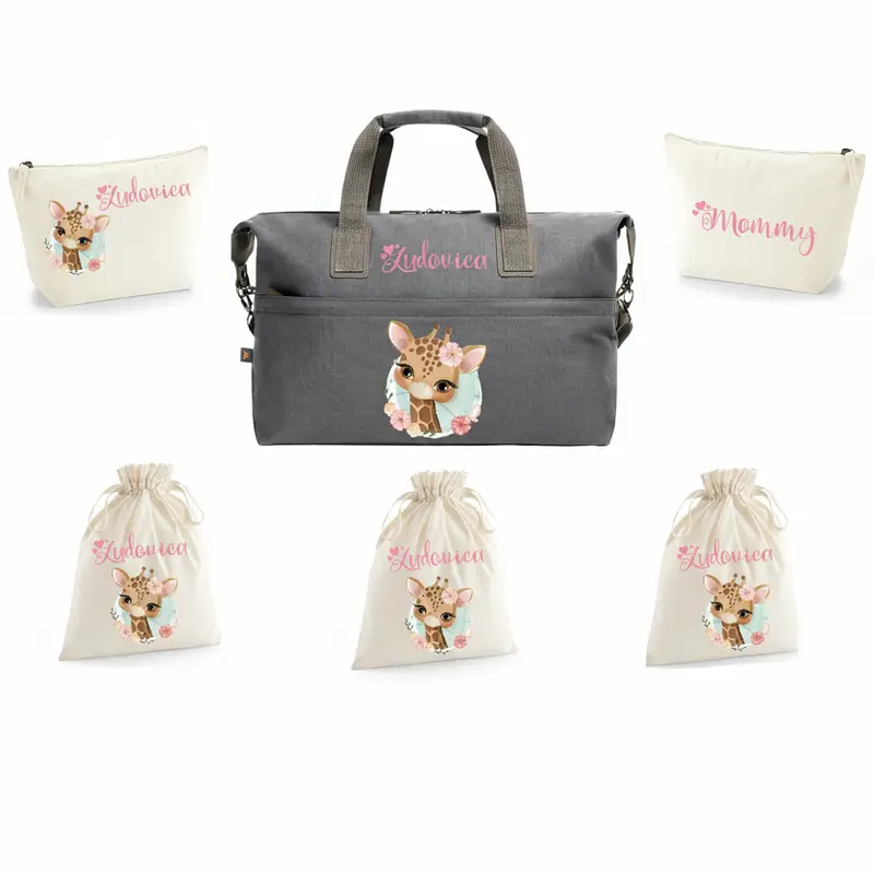 Set Borsone Medio personalizzabile Giraffa