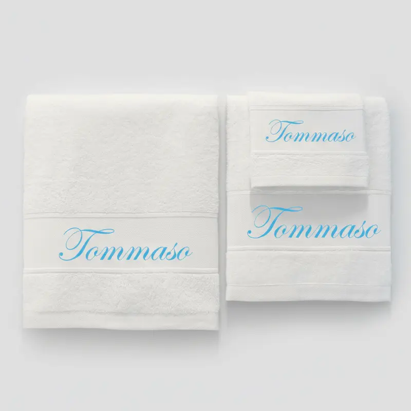Set da 3 Asciugamani Personalizzabili con nome