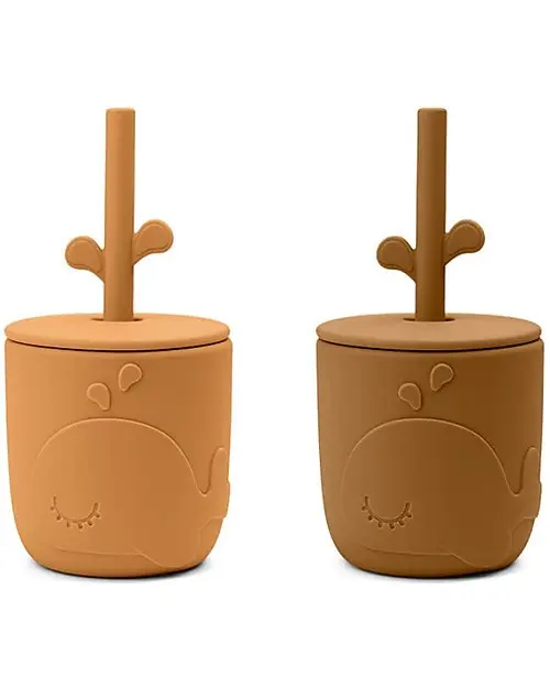 Set di 2 tazze con tappo