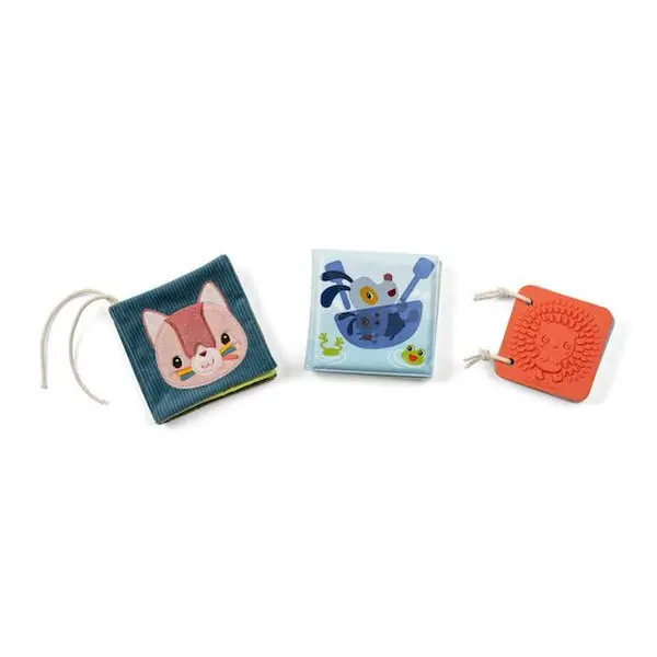 Set di 3 libri sensoriali
