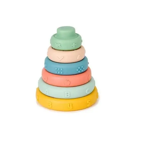 Set di 6 Anelli Morbidi Impilabili (Soft Touch)