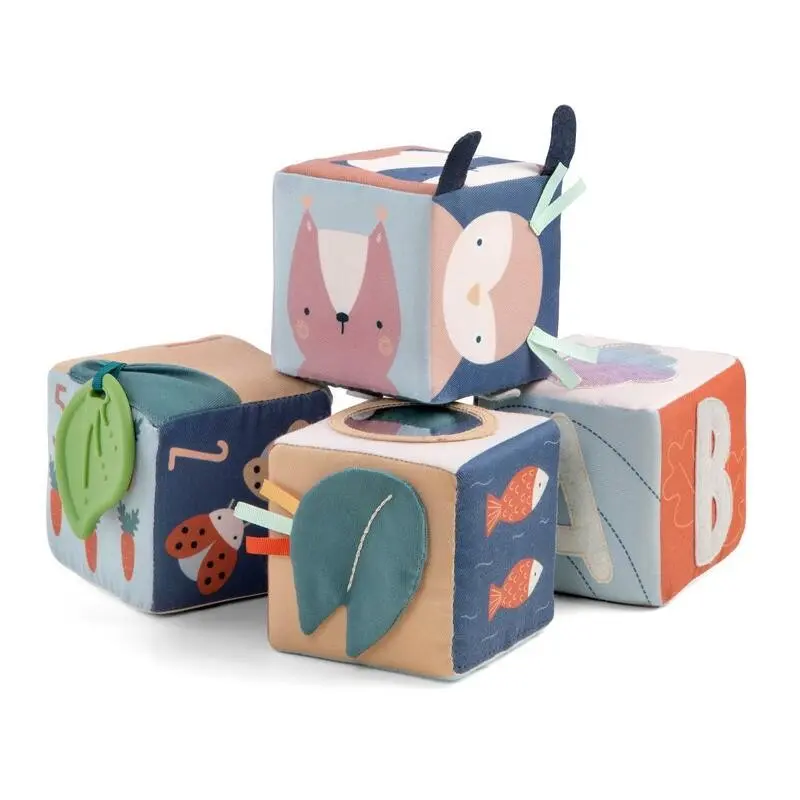 Set di cubetti morbidi Woodland - 4pezzi