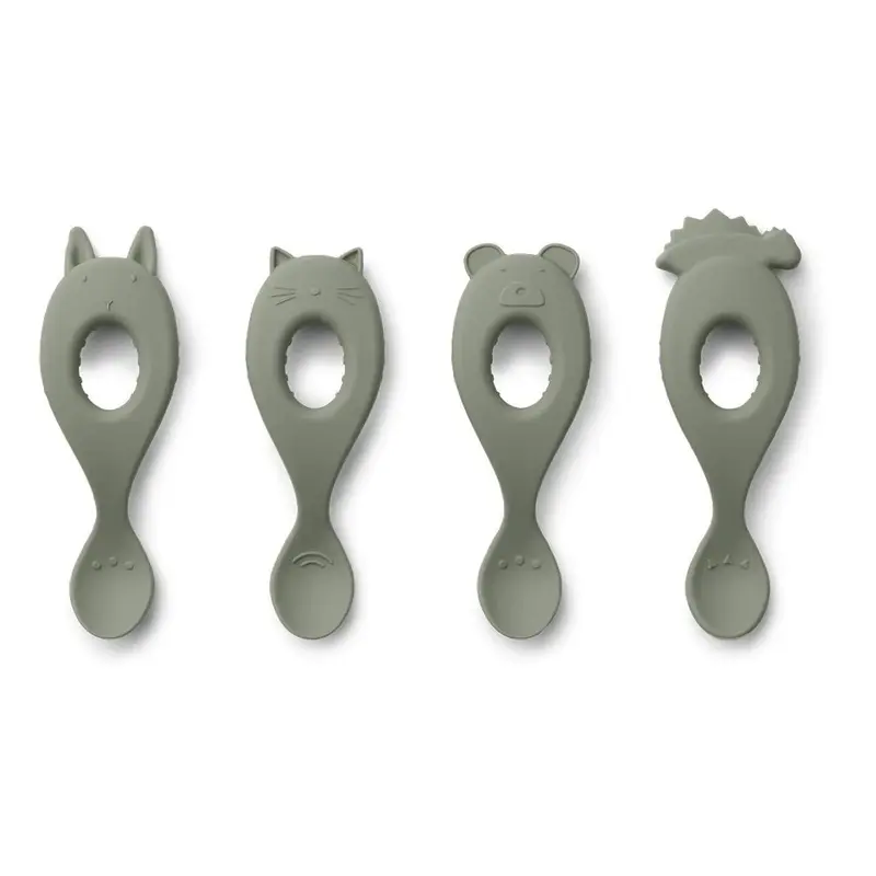 Set di cucchiai in silicone Liva - 4pezzi