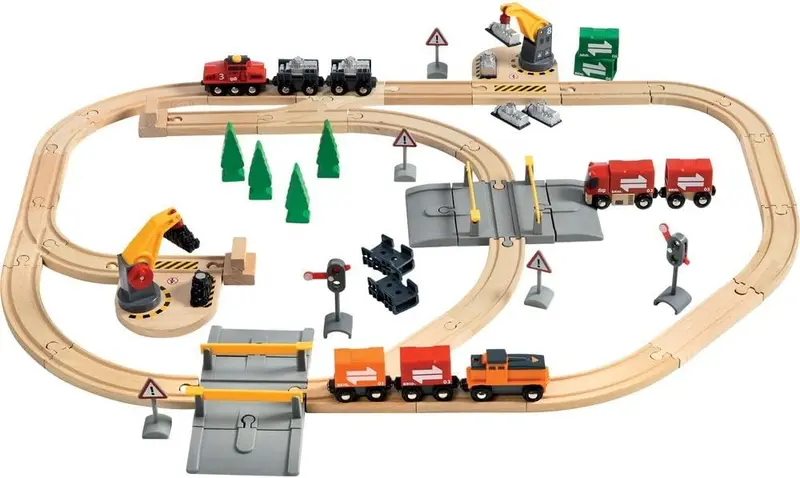 Set ferrovia carico merci