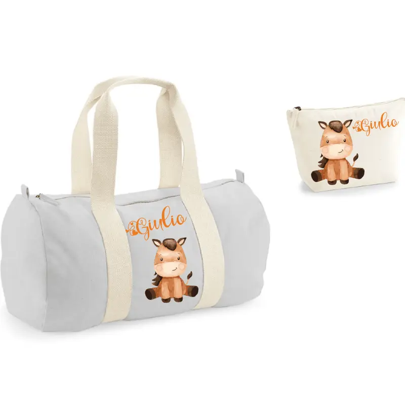 Set Nascita Borsone Baby Personalizzato - Tema Baby Horse