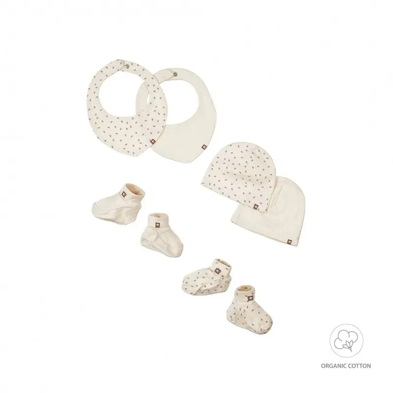 Set Neonato Unisex In Cotone Biologico WN1258 DIRKJE NOOS