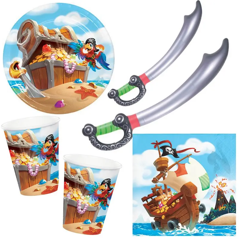 Set party compleanno Pirati Coordinato festa bambini