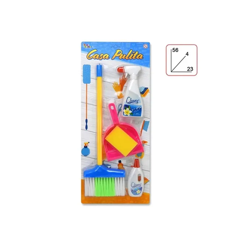 Set Pulizia Giocattolo Toys Garden 27325 Con Accessori Per Bambini