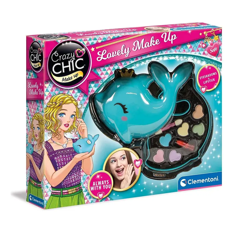 Set Trucchi Crazy Chic Delfino con Palette e Rossetto