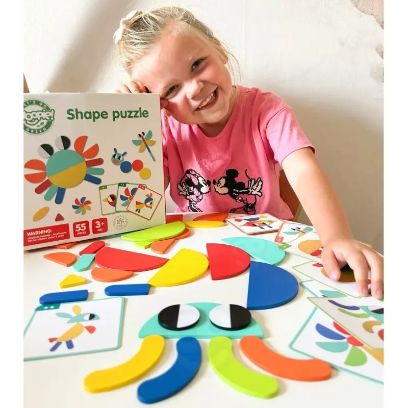Shape Puzzle - Wooden Montessori Toys