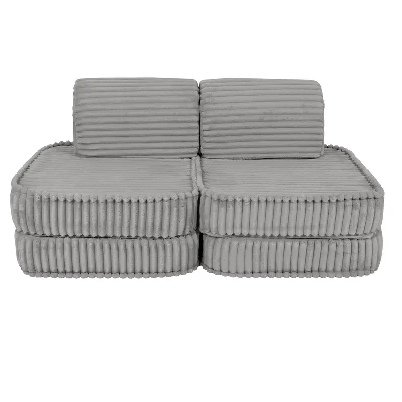 Small Modular Sofa for Kids - Churros Moon Grey