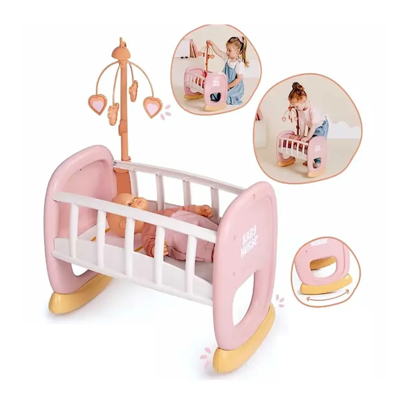 Smoby - Baby Nurse Culla con Giostrina