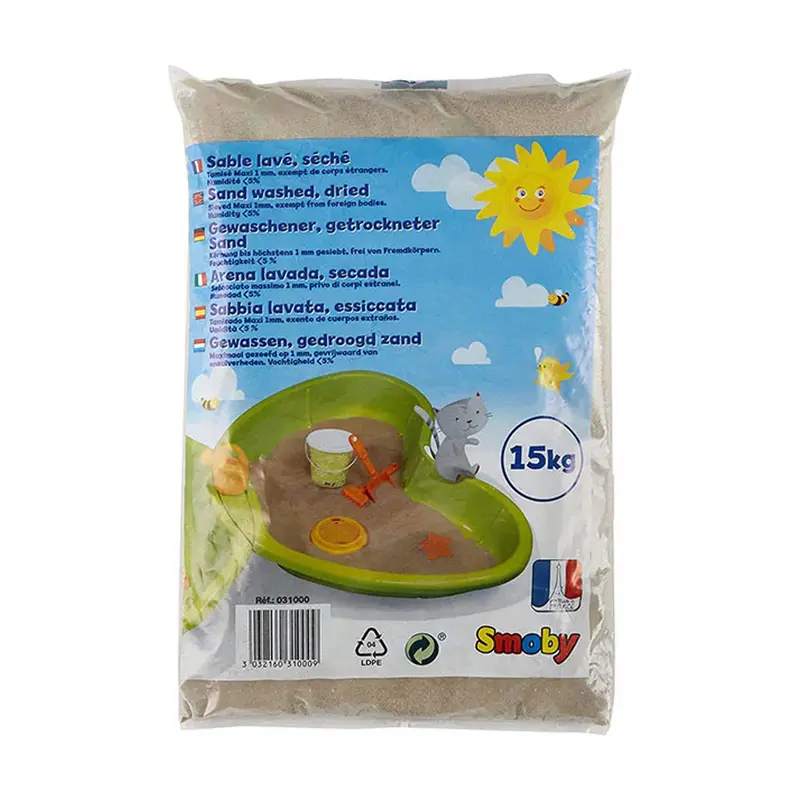 Smoby - Sacchetto Sabbia 15 kg Lavata E Seccata