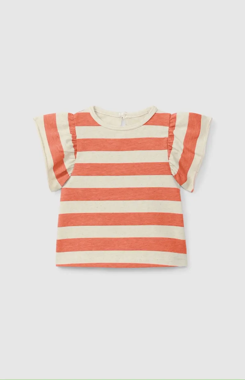 Snug - t-shirt riga arancio
