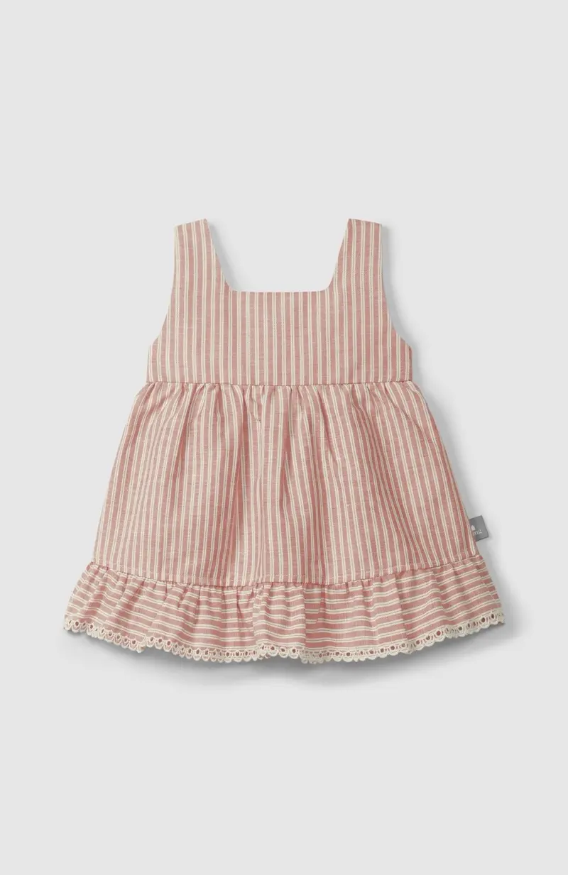 Snug - vestito righe terracotta