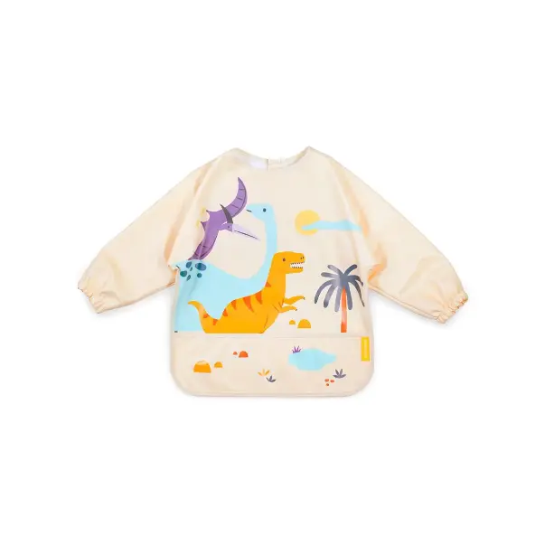 Soft Biby Jurassic - bavaglio manica lunga - miniland