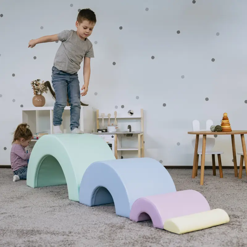 Soft Play Set Montessori - Rainbow