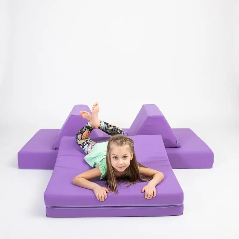 Soft Sofà - Set Play Mattress Montessori - Purple