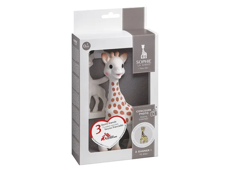 Sophie La Giraffa - Gioco Multisensoriale da Mordere + Anello massaggiagengive dentizione