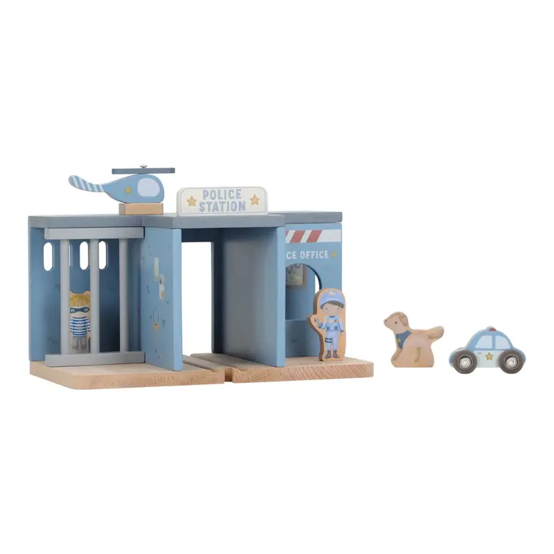 Stazione di Polizia in Legno Little Dutch – Blu – Essentials