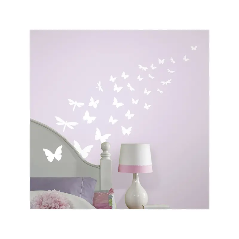 STICKER FARFALLE FLUO