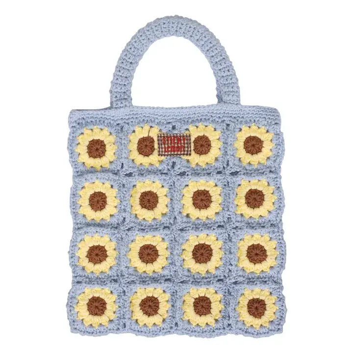 Sticky Lemon – Borsa Crochet Fiori Retrò
