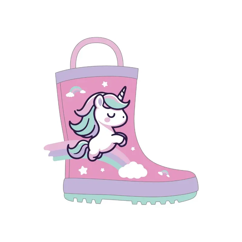 Stivaletti Antipioggia Mr Tiggle Rain Boot Mini Unicorn - Impermeabili per Bambini