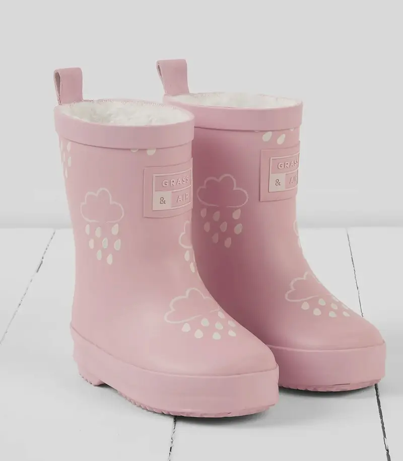 Stivali della Pioggia cambia colore - Rosa confetto