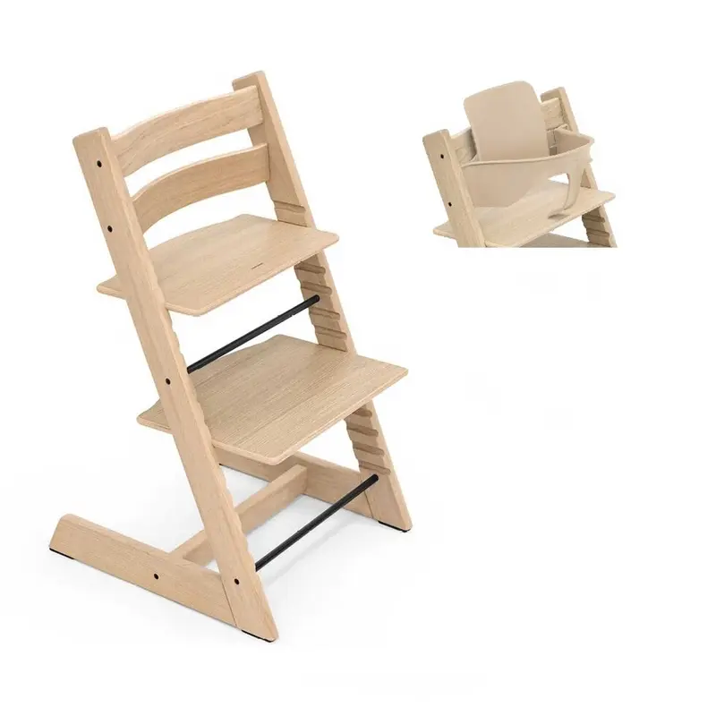 Stokke - Sedia Tripp Trapp in Rovere + Baby Set²