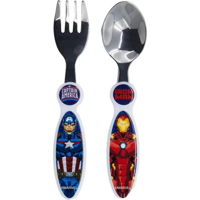 Stor Set 2 Posate in Metallo per Disney Avengers
