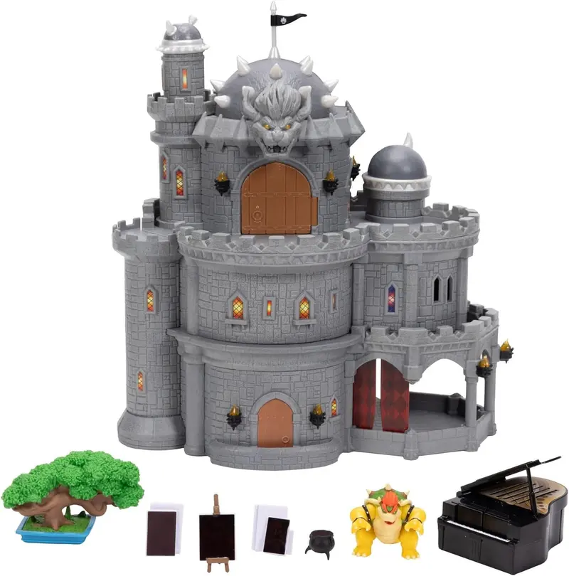 Super Mario Galaxy Movie - Playset Castello di Bowser con personaggio e accessori