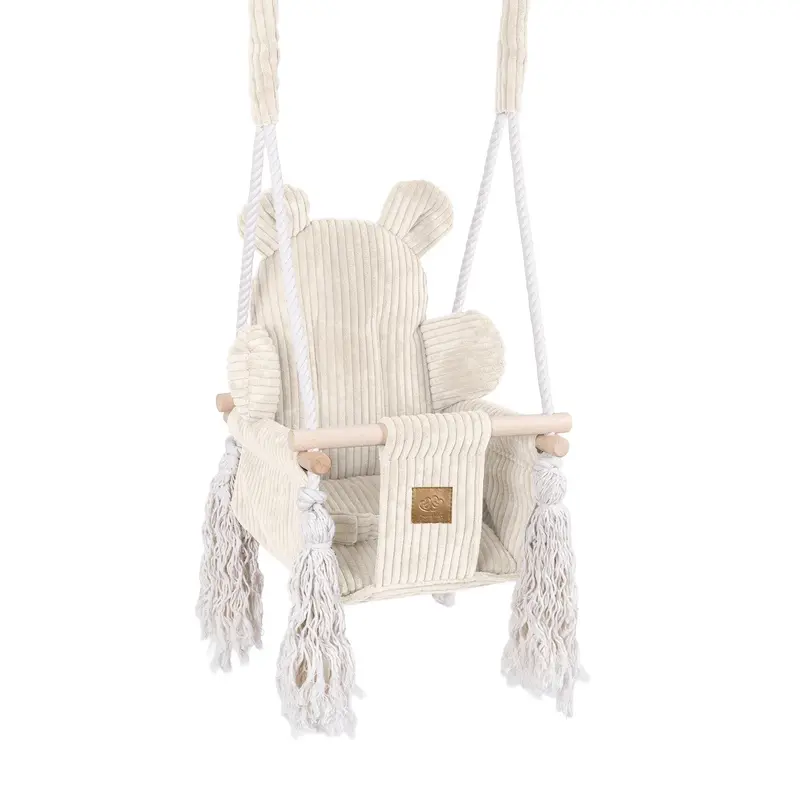 Swingly - Indoor Baby Swing - Teddy seat - Ecru
