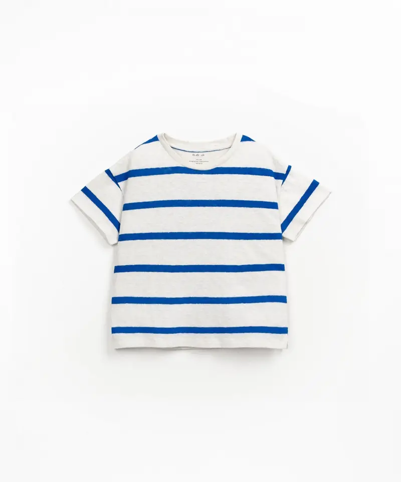 T-SHIRT IN JERSEY A RIGHE