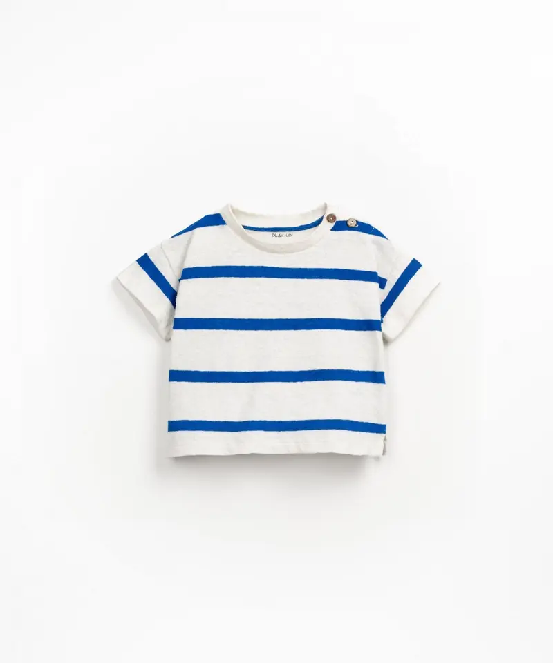 T-SHIRT IN JERSEY A RIGHE