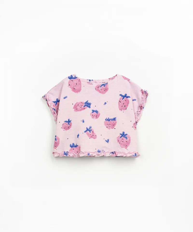 T-SHIRT IN JERSEY STAMPATO